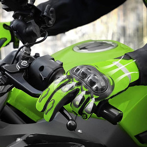 Gants de moto tout-terrain de qualité supérieure, couleur personnalisée, en cuir, haute qualité - Product Image 2