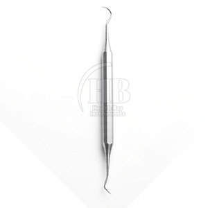 Curettes chirurgicales dentaires manuelles en acier inoxydable réutilisables avec poignée ergonomique, instruments de précision pour traitement buccal, parodontal - Product Image 2