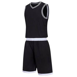 Uniformes de basketball imprimés respirants de haute qualité en gros, 100 % polyester, sans manches, noms d'équipe personnalisés pour la vente en ligne - Product Image 1