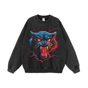 Sweat-shirt à capuche populaire en molleton de coton pur, coupe classique, unisexe, séchage rapide, respirant, coupe-vent, écologique - Product Image 1