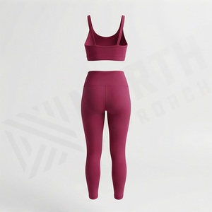 ชุดโยคะไร้รอยต่อสำหรับผู้หญิง ชุดกีฬาออกกำลังกาย ชุดฟิตเนส ชุดออกกำลังกายในยิม ชุดกีฬาสำหรับผู้หญิง อุปกรณ์ออกกำลังกาย - Product Image 2