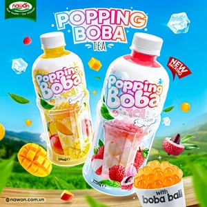 Boisson au thé glacé à la pêche en marque blanche 320ML, thé en bouteille avec boba éclatant, échantillon gratuit, certifié ISO HACCP, usine Nawon - Product Image 6