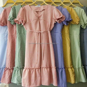 Vestido Corsé Floral Estilo Athleisure Coquette Y3K para Mujer, Casual, con Estampado de Flores, 1 Pieza, Hecho en Bangladesh, Lote de Ropa - Product Image 5