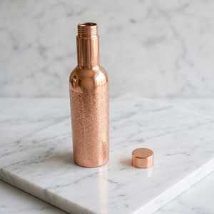 Decorative Copper Water <b>Bottle</b> Enamel Printing Modern Luxury Design Straw Cap Heat-Resistant Dishwasher Microwave Safe - Product Image 1