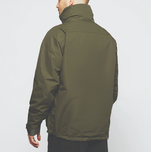 Veste de randonnée et de pêche pour homme, softshell, imperméable, respirante, UPF 35, avec capuche, cordon de serrage réglable, fermeture éclair - Product Image 2