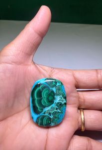 Wholesale Price Natural Chrysocolla <b>Malachite</b> Gemstone High Quality Oval Cut Jewelry Making Green MIX Size - Product Image 2