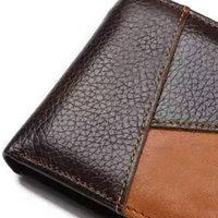 Dompet Kulit Asli Dompet Kulit Elegan Dengan Kantong Uang, Penutup Aman, dan Desain Ringkas Ramah Perjalanan