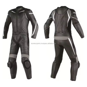 Combinaison de moto une pièce anti-chute en cuir respirant et résistante à l'usure pour hommes et femmes - Product Image 1