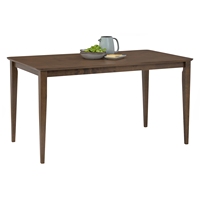 Table à manger rectangulaire durable, moderne, minimaliste, design Japandi KD, 1400 mm, 6 places, plateau en MDF, base en bois massif, meubles de salle à manger