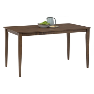 Durable Minimalist Japandi KD Design 1400mm Large 6-Seater Dining <b>Table</b> with MDF <b>Top</b> and <b>Solid</b> <b>Wood</b> Base for Dining Room - Product Image 4