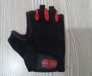 Gants de musculation Geo Brothers en vinyle de haute qualité, antidérapants, extensibles, légers, respirants, demi-doigts, avec boucle - Product Image 4