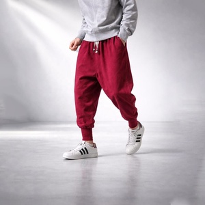 Pantalon de survêtement personnalisé 2026 pour homme, coupe oversize, ample, jambe large, style jogger, évasé - Product Image 1