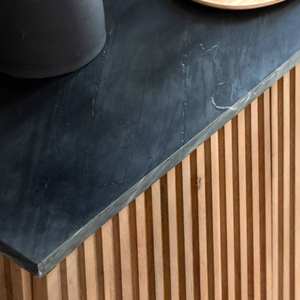 Soporte para TV Vandana Vertex Terra en madera de mango y mármol - Product Image 4