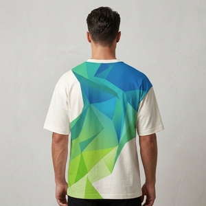 T-shirts amples vintage 100 % coton, coupe oversize, personnalisables, 2026, grammage lourd 250 g/m², épaules tombantes - Product Image 2