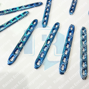 RAICES ENTERPRISES Placas de Compresión con Bloqueo de 3.5mm, Placa de Implante Veterinario Recta de Titanio con Tornillos de Titanio - Product Image 2