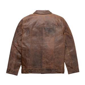Men's Fashion <b>Leather</b> Bomber <b>Jacket</b> Vintage Motorcycle Biker Rider Style Custom Design Manufacturer Factory Price - Product Image 2