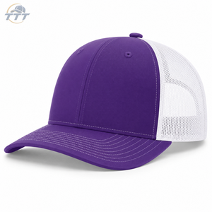 Gorra de camionero personalizada de Vietnam, de 6 paneles, de malla, con cierre a presión, logotipo bordado, venta al por mayor, OEM, ODM, para exteriores, de poliéster y algodón, para golf y béisbol - Product Image 3