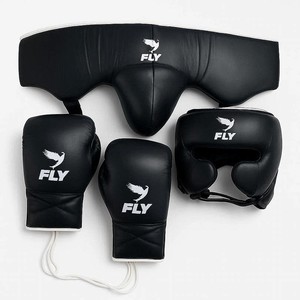 Nouveauté 2026 : Ensemble de protection professionnel en cuir pour la boxe (gants, protège-mains, protège-tête, protège-guêtres) – Fabriqué au Pakistan pour l'entraînement de boxe - Product Image 5