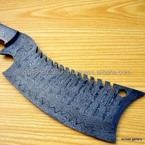 Handmade Eco-Friendly Customized Damascus Steel Cleaver Chef <b>Knife</b> for Camping Hunting Use <b>Sharp</b> Blade - Product Image 1