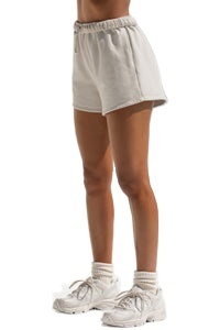 Women's 2025 Summer French Terry Cotton Sweat Shorts High Quality with Side Pockets for Gym Casual Workout Sports - Product Image 2