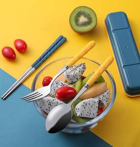 Juego de Cubiertos de Acero Inoxidable Ecológicos de Diseño para Organizadores de Eventos, Kit de Utensilios de Mesa Reutilizables y Sostenibles - Precio al por Mayor - Product Image 5