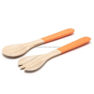 Ensemble d'ustensiles de cuisine en bois bambou, antiadhésifs, ustensiles de cuisine, offre spéciale, Amazon - Product Image 6