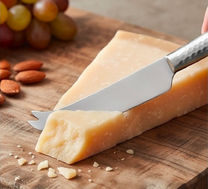 Stainless Steel <b>Cheese</b> <b>Knife</b> With Hammered Handle Mirror Polish Eco Friendly Durable Kitchen Utensil For Dining Use And Hotel - Product Image 4