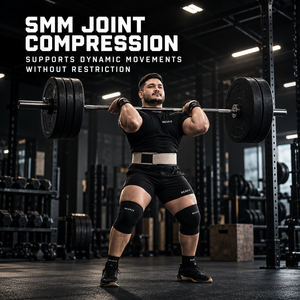 Genouillères de compression professionnelles pour la gym, soutien pour les squats, les soulevés de terre, l'entraînement physique, fabricant OEM ODM sur mesure - Product Image 3