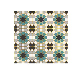 Azulejos Decorativos de Cerámica con Diseño Retro Francés para Baño, Sala de Estar y Decoración del Hogar, con Motivos Florales - Product Image 1