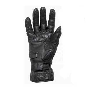 Guantes de Motocicleta de Cuero con Pantalla Táctil, Largos hasta la Muñeca, Transpirables, Ecológicos, Estilo Sencillo, para las Cuatro Estaciones, Color Negro - Product Image 4
