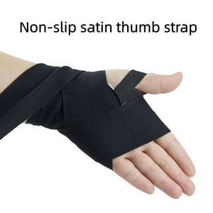 Bandages de boxe et de maintien des poignets en nylon rouge avec double anneau de fermeture – Bandes élastiques extensibles pour l'entraînement de boxe/MMA, longueur 2,5 m - Product Image 3