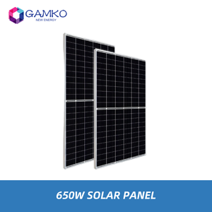 แผงโซลาร์เซลล์ชนิด N-Type 5-800W แบบ bifacial 650W แผงโซลาร์เซลล์แบบโมโนประสิทธิภาพสูงสำหรับบ้าน - Product Image 1