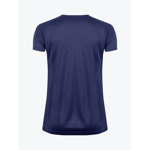 Tissu frais pour l'été, maillot de foot pour femmes, pour entraînement et compétition, manches courtes, couleur marine, chemise pour femme. - Product Image 2