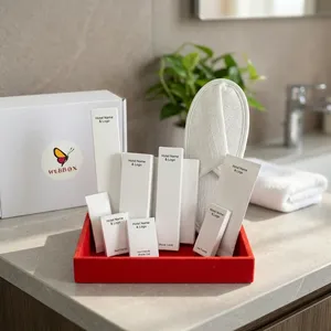 Guest Room Eco Friendly Travel Size Amenities Set Premium Hotel Bathroom Toiletries <b>Kit</b> for Hotels Resorts and Hospitality - Product Image 4