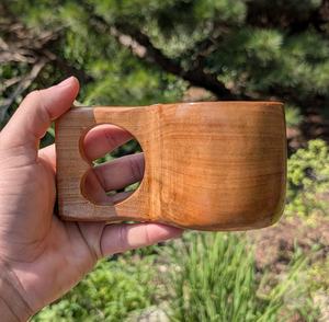 Taza de Senderismo Kuksa de Madera de Lujo para Exteriores, Estilo Moderno, Alta Calidad, Diseño Personalizado con Logotipo, Ligera, Ecológica, para Fiestas y Senderismo - Product Image 4