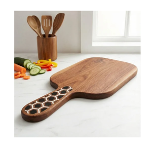 Natural Wooden Handcrafted Enamel Print Cutting <b>Board</b> Best quality For kitchen Every Day Use In Wholesale - Product Image 3