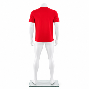 T-shirt graphique rouge 23 pour hommes avec nom personnalisé – T-shirt de sport à manches courtes et col rond - Product Image 3