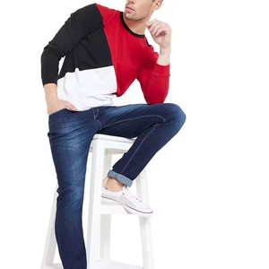 เสื้อยืดคอกลมแขนยาวผู้ชาย ผ้าฝ้าย 100% สีตามสั่ง ระบายอากาศ แห้งเร็ว ซักมือเท่านั้น ทรงหลวม ใส่ได้ทุกฤดู - Product Image 5