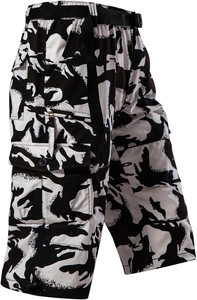 Shorts Awrah camouflage pour homme, taille mi-haute, élastique, séchage rapide, tissu Oxford, décontracté, avec poches - Product Image 2