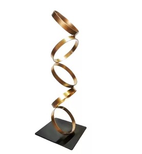 Heavy Duty Metal Sculpture Figurine <b>Decorative</b> Showpiece Home Living Room Office <b>Table</b> <b>Decor</b> Interior Accent - Product Image 5