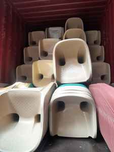 Chaise à dossier en plastique vierge fabriquée en Inde, durable, légère, idéale pour la maison, le jardin, le bureau et l'extérieur - Product Image 6