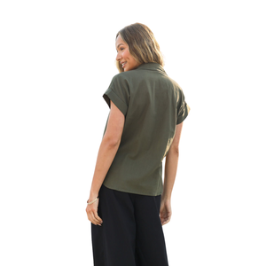 Camisa Estampada para Mujer, Blusa Casual con Botones para Uso Diario - Product Image 2