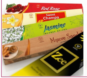 Combo de parfums Zee Premium, bâtonnets d'encens aux parfums variés, bâtonnets en papier aromatiques indiens, utilisables toute l'année - Product Image 4
