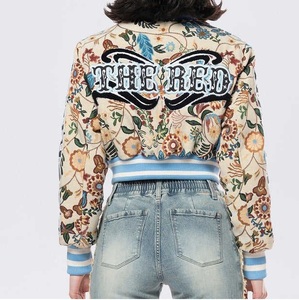 Veste universitaire personnalisée avec broderie et impression, sublimation, streetwear oversize, brodée, grande taille, vestes vintage tendance - Product Image 3