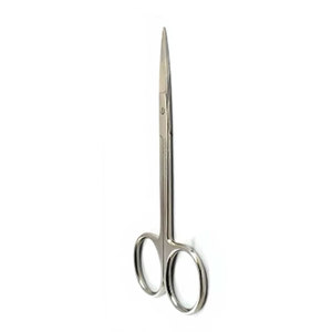 2 paires de ciseaux manuels pour tissus dentaires, droits et courbés, en acier inoxydable chirurgical, ergonomiques, pour la médecine vétérinaire et la dermatologie - Product Image 5