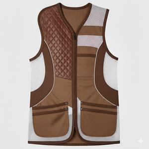 Gilet de chasse en maille haute qualité, personnalisable, pour la chasse en forêt, durable, couleur/taille/logo personnalisables, unisexe - Product Image 1