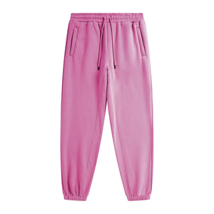 กางเกงวอร์มชายหญิง เอวยางยืด มีเชือกผูก ทรงตรง หลวม สบายๆ สไตล์สตรีทแวร์ รับทำโลโก้ตามสั่ง OEM ODM ขายส่ง - Product Image 5