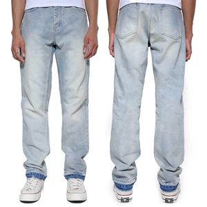 Jeans de Algodón de Alta Calidad Personalizados al por Mayor, Jeans para Hombre, Jeans Azules de Moda Regular - Product Image 4