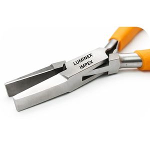 Pince plate de 5 pouces à poignée orange, outil de préhension de précision pour la réparation de bijoux et d'électronique, certifié CE ISO, fabrication OEM - Product Image 2