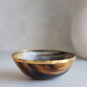 Buey hecho a mano Vaca y cuerno de búfalo afeitado y tazón para servir para jabón y comida - Product Image 6